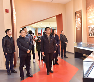 团市委领导参观赢博(中国)精神主题展览馆